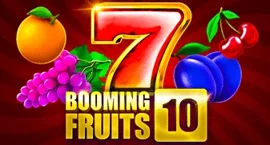 Изображение слота Booming Fruits 10 в казино Олимп