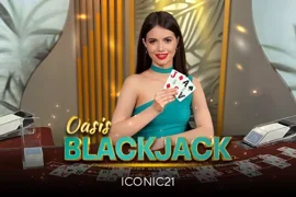 Изображение слота Oasis Blackjack в казино Олимп