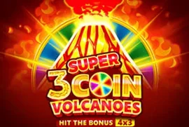 Изображение слота 3 Super Coin Volcanoes в казино Олимп