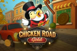 Изображение слота Chicken Road Gold в казино Олимп
