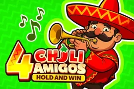 Изображение слота 4 Chili Amigos: Hold and Win в казино Олимп