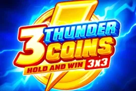Изображение слота 3 Thunder Coins: Hold and Win в казино Олимп