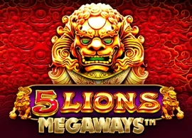 Изображение слота 5 Lions Megaways в казино Олимп