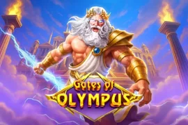 Изображение слота Gates of Olympus в казино Олимп