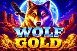 Изображение слота Wolf Gold в казино Олимп